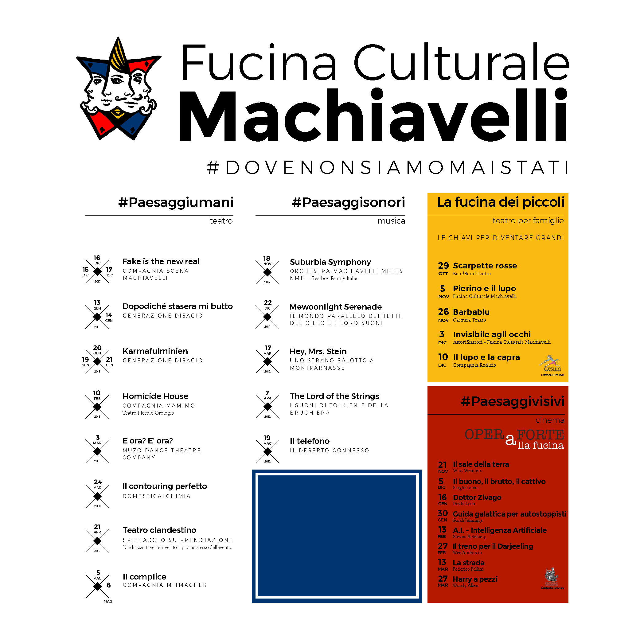 Fucina culturale machiavelli teatro