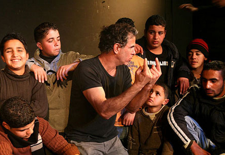 The Freedom Theatre, Jenin refugee camp 12 January 2007