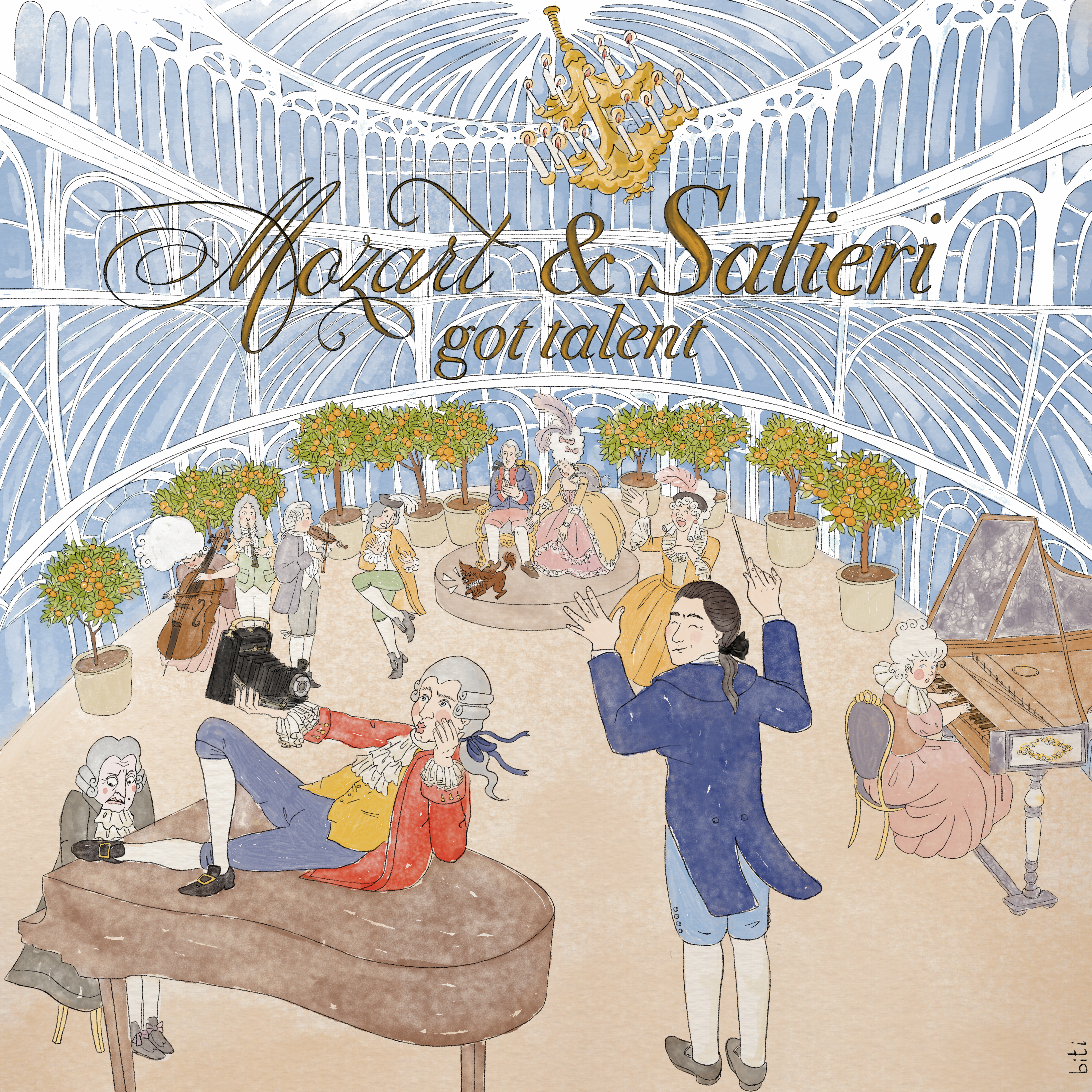 locandina Mozart e Salieri got talent